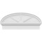 Ekena Millwork Elliptical 3 Spoke Architectural Grade PVC Combination Pediment, 34"W x 15-3/8"H x 2-3/4"P PEDPC034X155ELL03 - alternate 5